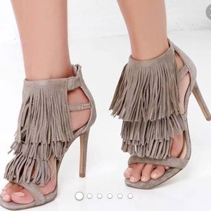 Steve Madden tassel heels